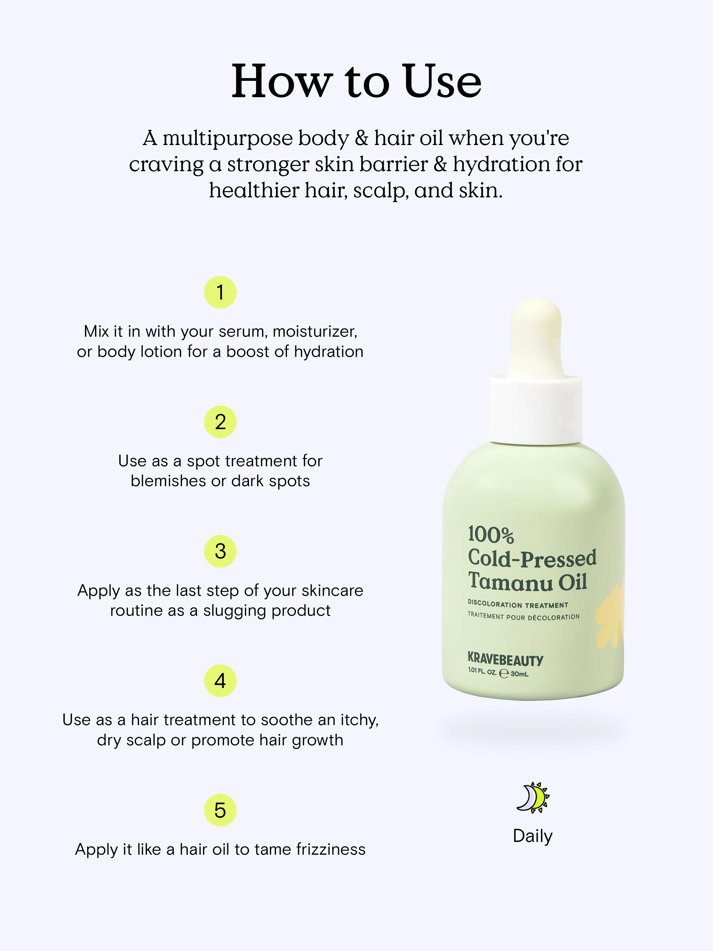 100% Cold-Pressed Tamanu Oil - Image 4